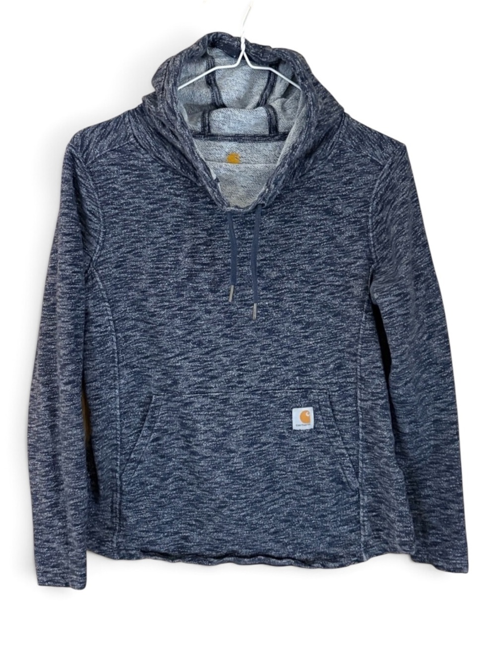 Carhartt Newberry Heather Navy Cowl Neck Hoodie Sweatshirt